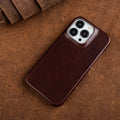 Coque en cuir véritable Vera Pelle pour Apple iPhone