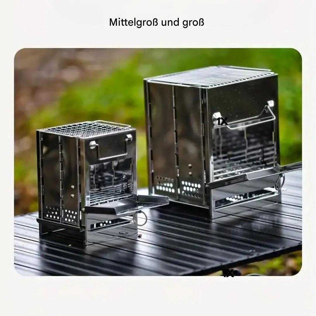 Stufa a Legna Pieghevole in Acciaio Inossidabile - TrailFlame