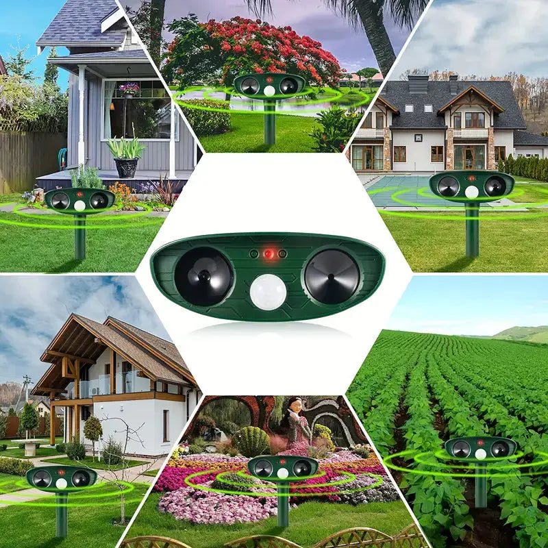 Repellente per Gatti a Energia Solare - NatureGuard