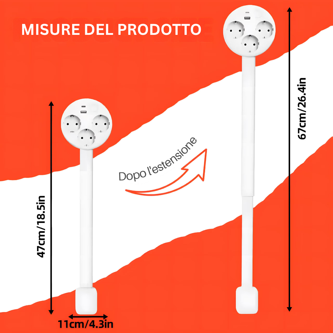 PowerReach | La presa allungabile intelligente e stilosa per una casa moderna