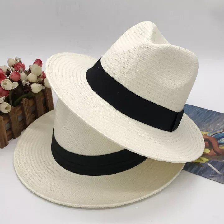 Cappello Panama Estivo Artigianale Leggero con Visiera Larga – Enzo