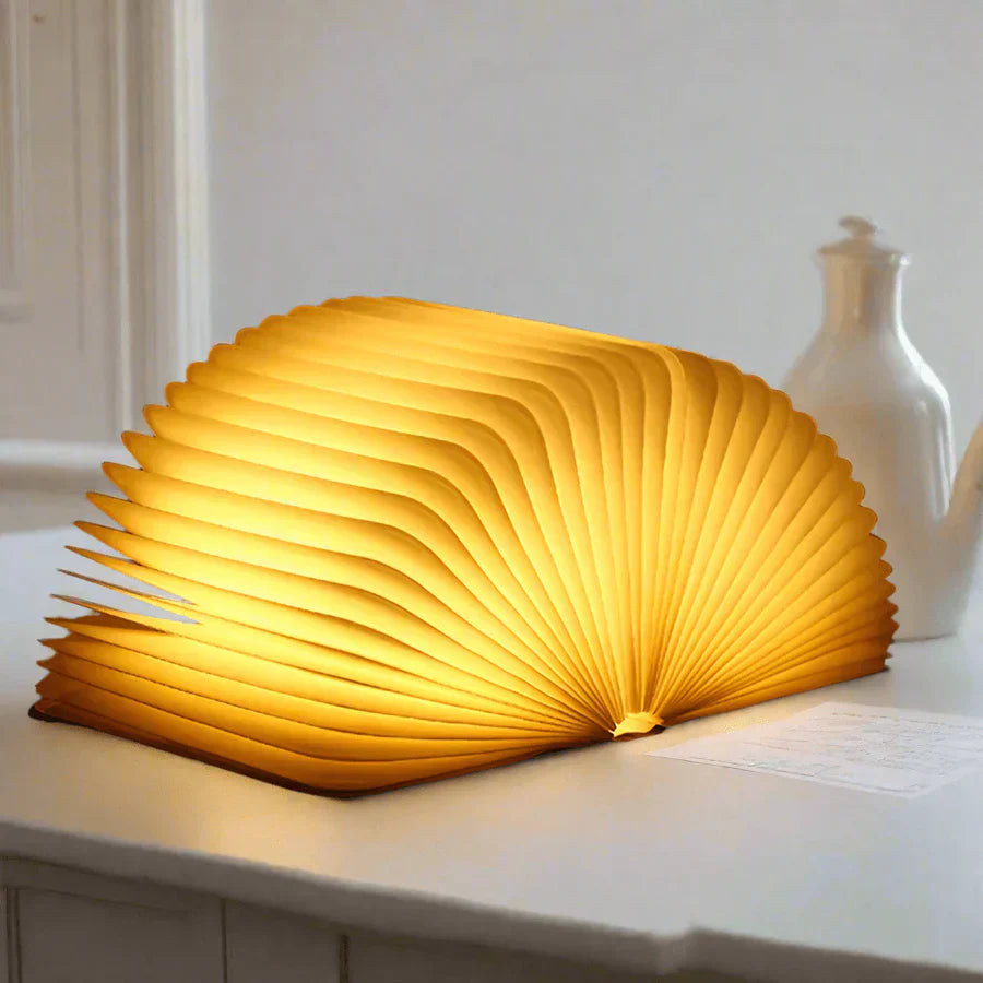 Luce da Libro Pieghevole con Luce LED Calda - StoryGlow