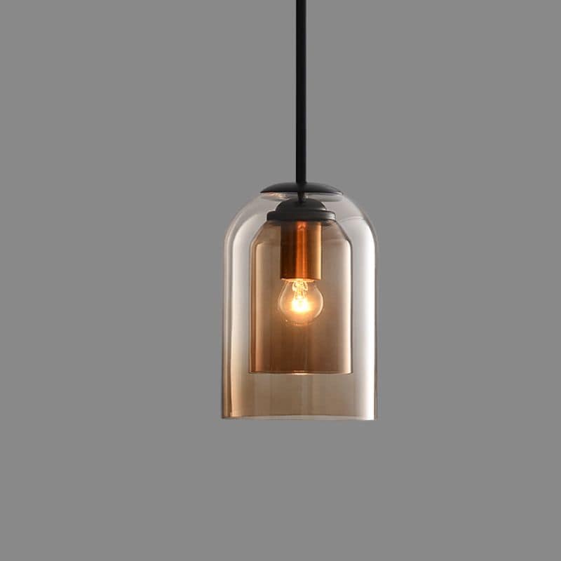 Lampadario in Vetro Doppio Elegante - AuraGlas