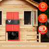 PoultryGuard Luxe Porta Automatica | Porta intelligente controllata dalla luce per polli al sicuro