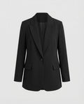 Casaco comprido com cinto para senhora – Blazer ajustável para escritório e looks smart casual