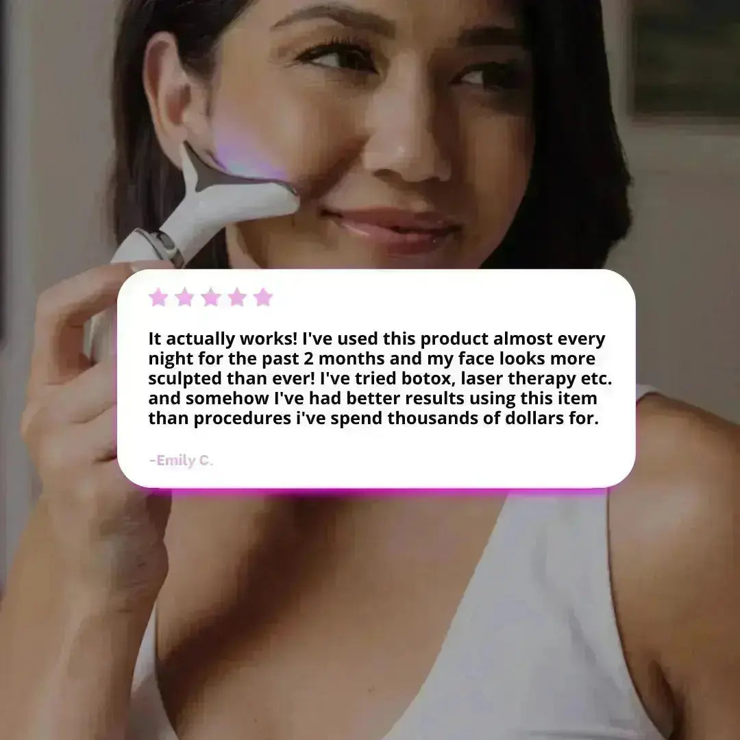 Strumento per il sollevamento e massaggio del viso LED 7-in-1 – Vénera