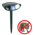 Ultrasonic Outdoor Raccoon Repellent - Solar-Powered Animal and Pest Repellent - Get Rid of Raccoons in 48 Hours