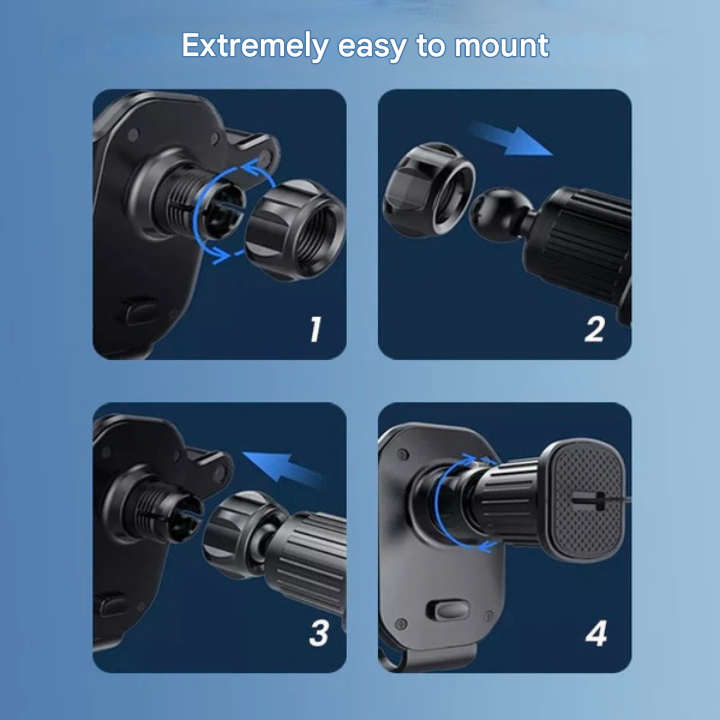 Supporto Universale per Telefono da Auto con Gancio per Ventilazione – Griponix