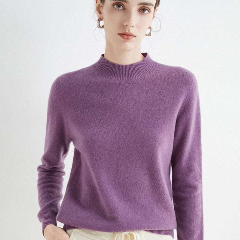Maglione in Cashmere SilkThread | Pullover leggero premium per donne, adatto a tutte le stagioni