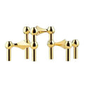 Porta-velas em metal molecular modular