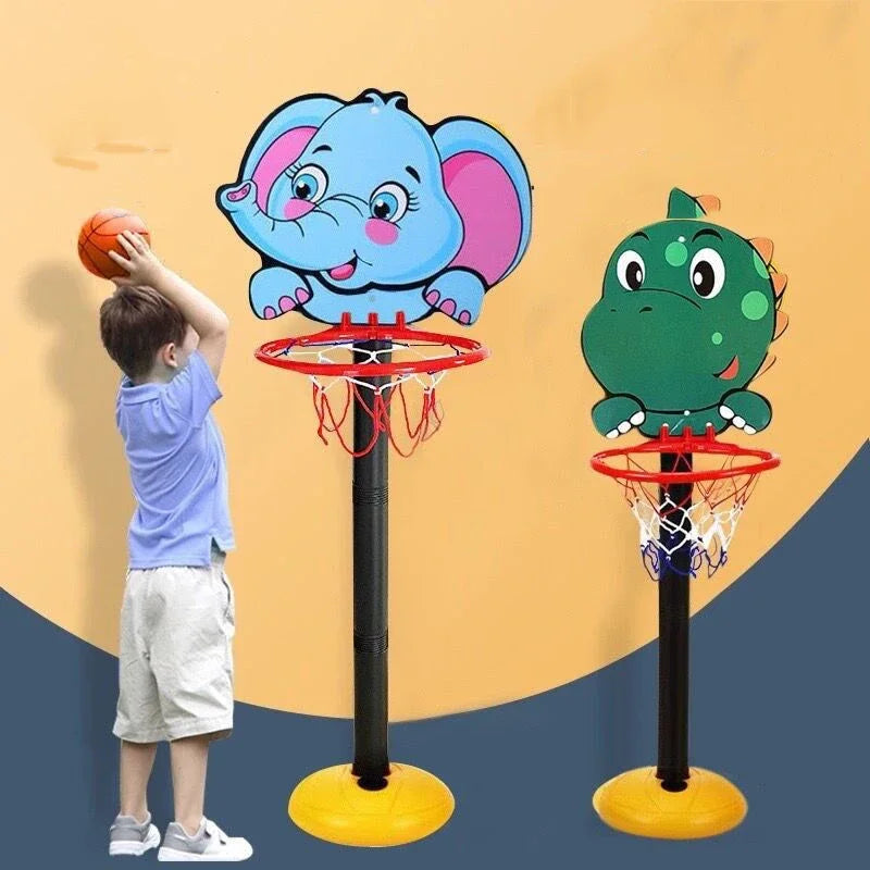 Set di Giocattoli da Basket a Tema Dinosauro – Giocattolo Divertente e Attivo per Bambini dai 1 ai 4 Anni