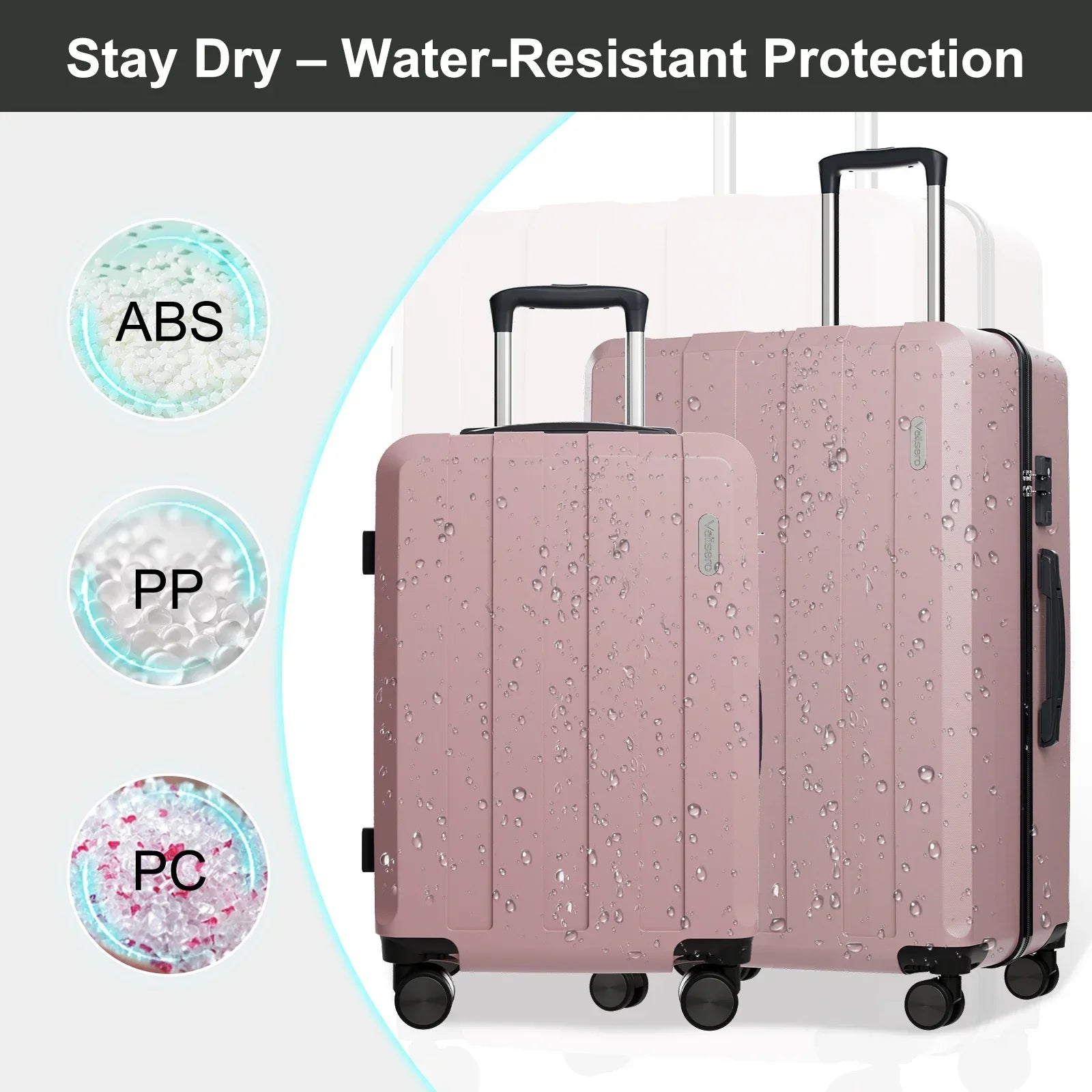 Set di Valigie Rigide 5-in-1 – Barcelona Explorer