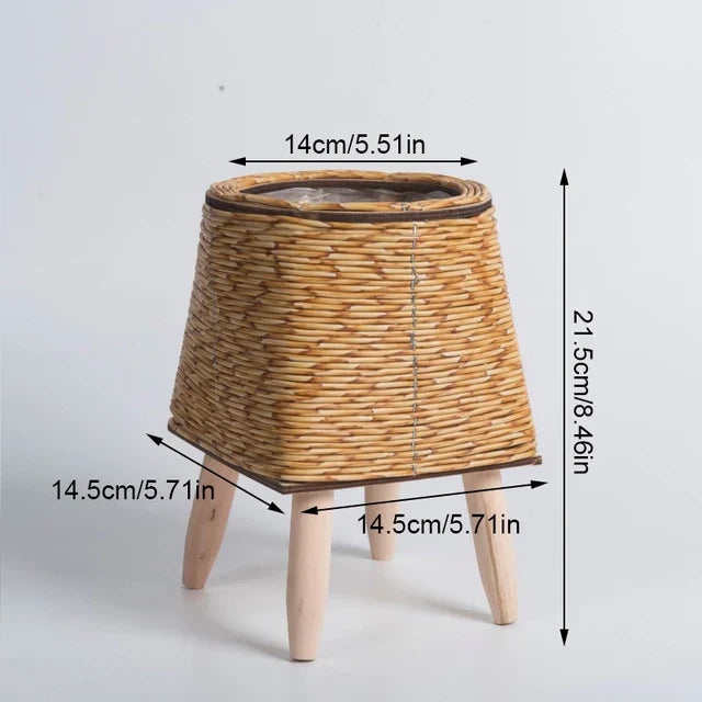 AristoBloom Vaso da Piante Sollevato | Vaso Scandinavo Minimalista Premium per Spazi Compatti
