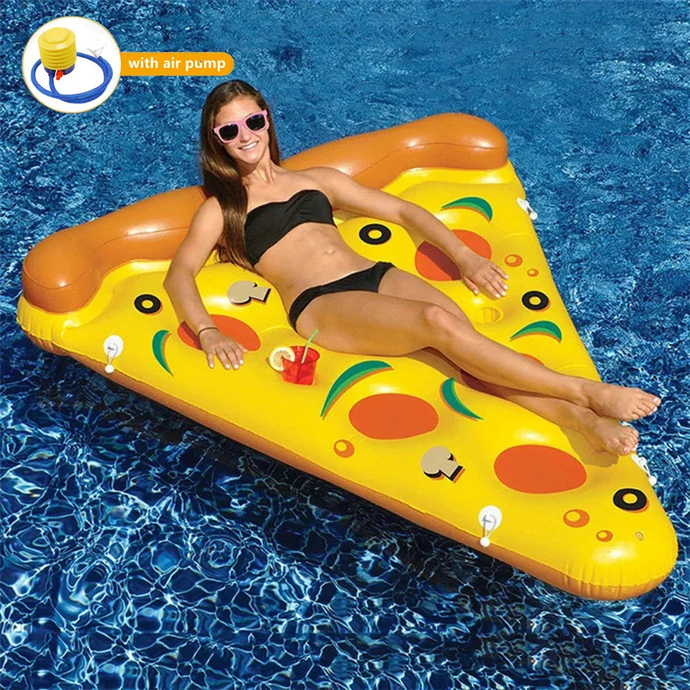 Materassino da Piscina a Forma di Pizza Gigante – Rilassati e Goditi con Stile