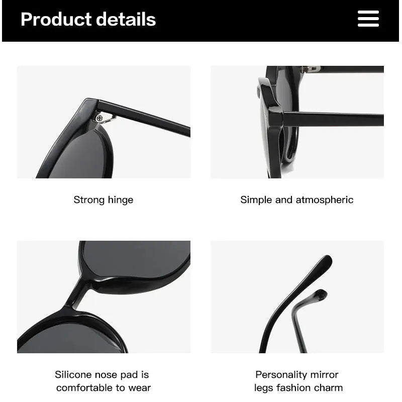 Occhiali da sole rotondi retro polarizzati - SunnyStyle Estate 2025