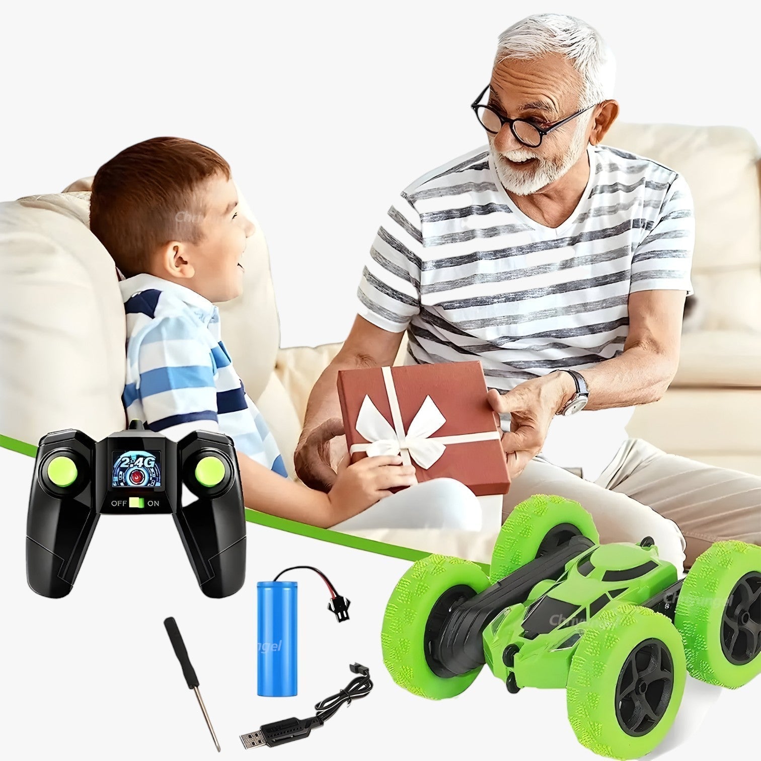 Veicolo Stunt RC con Funzione Flip e Capacità Off-Road – FlipRacer X