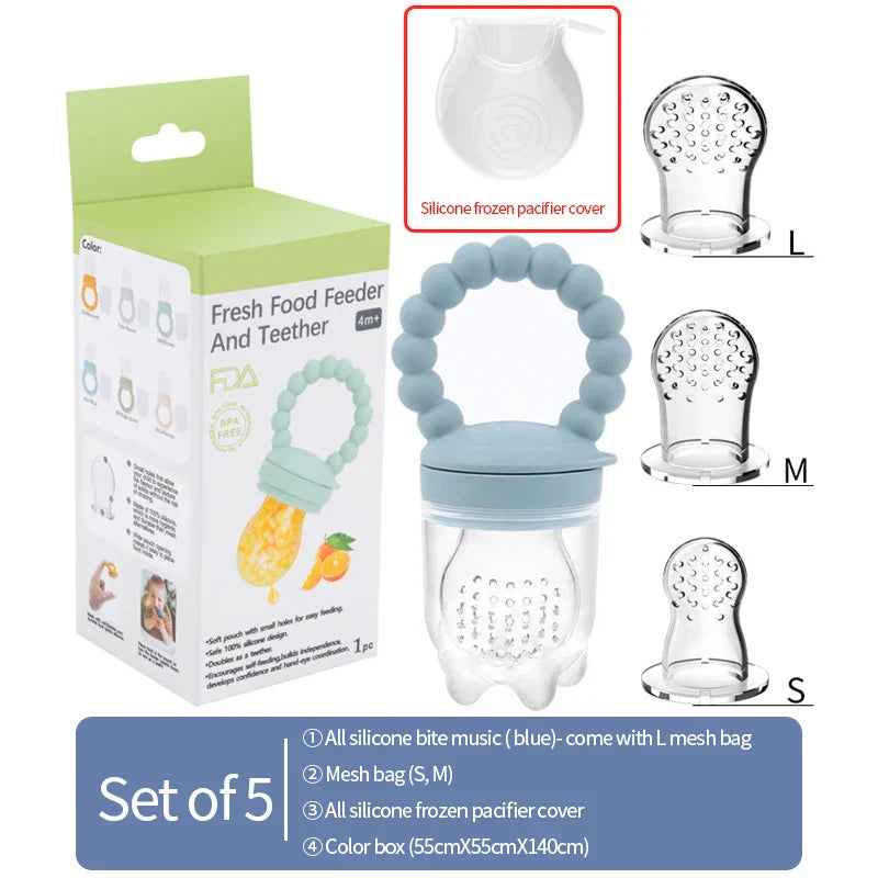 Morditore di Frutta per Bambini – Masticazione Sicura e Apprendimento dell'Alimentazione Indipendente (Acquista 1 e Ricevi 1 GRATIS Promo)