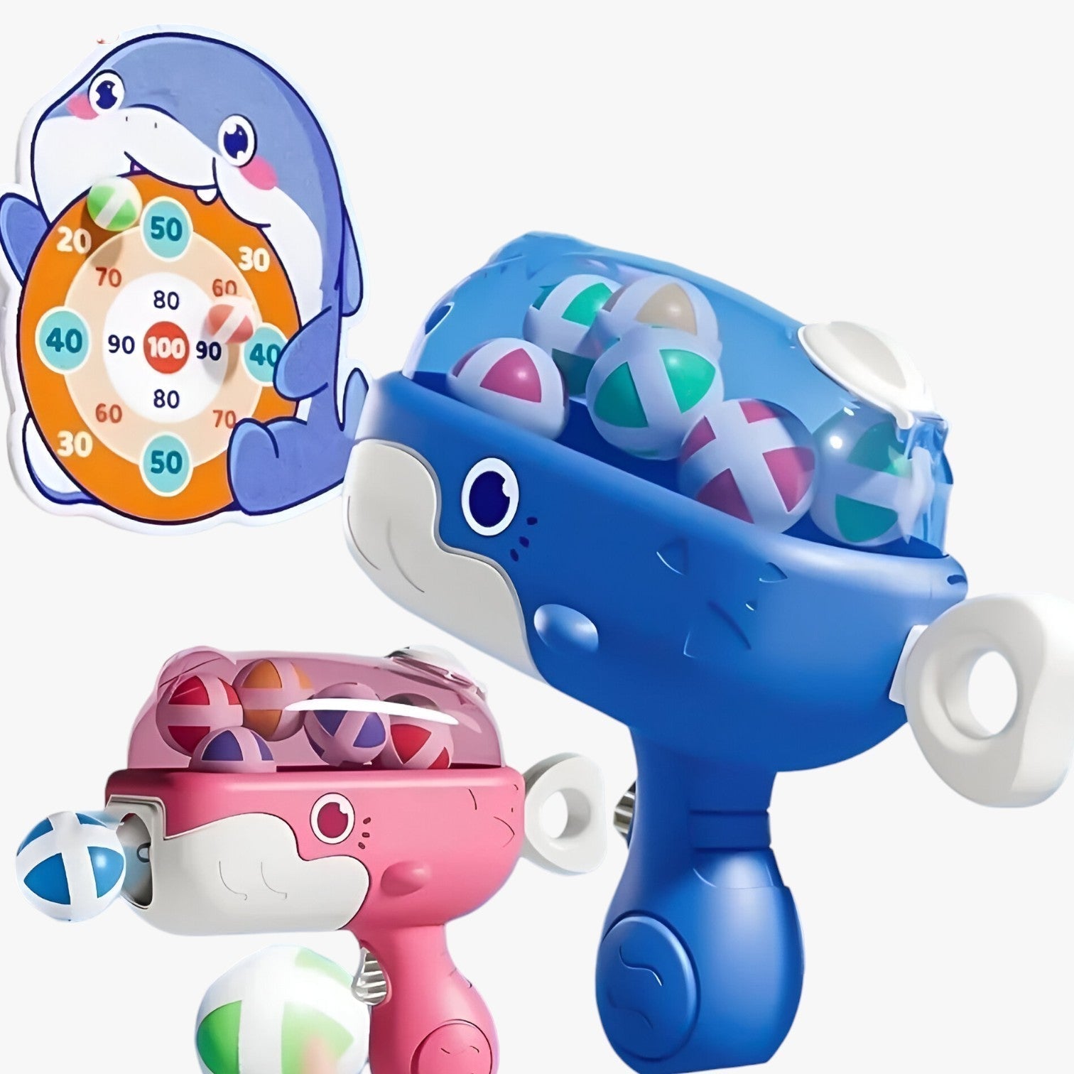 Set di Palline Appiccicose Balena – Divertimento Sicuro per Bambini al Chiuso e all'Aperto