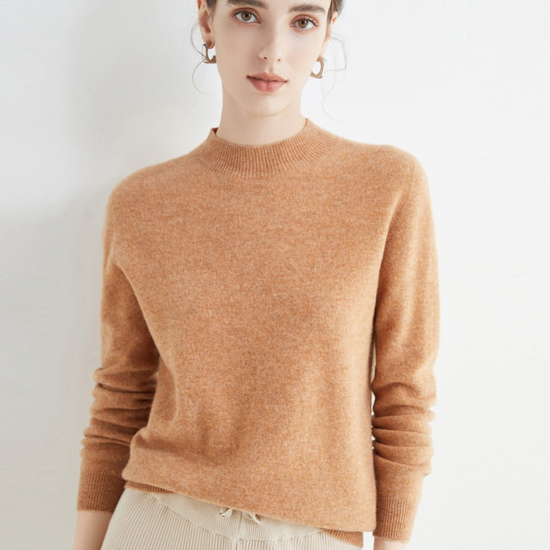 Maglione in Cashmere SilkThread | Pullover leggero premium per donne, adatto a tutte le stagioni