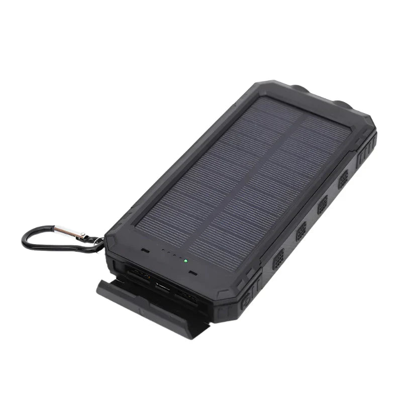 Batteria Portatile Solare con Torcia – SolarCharge Pro
