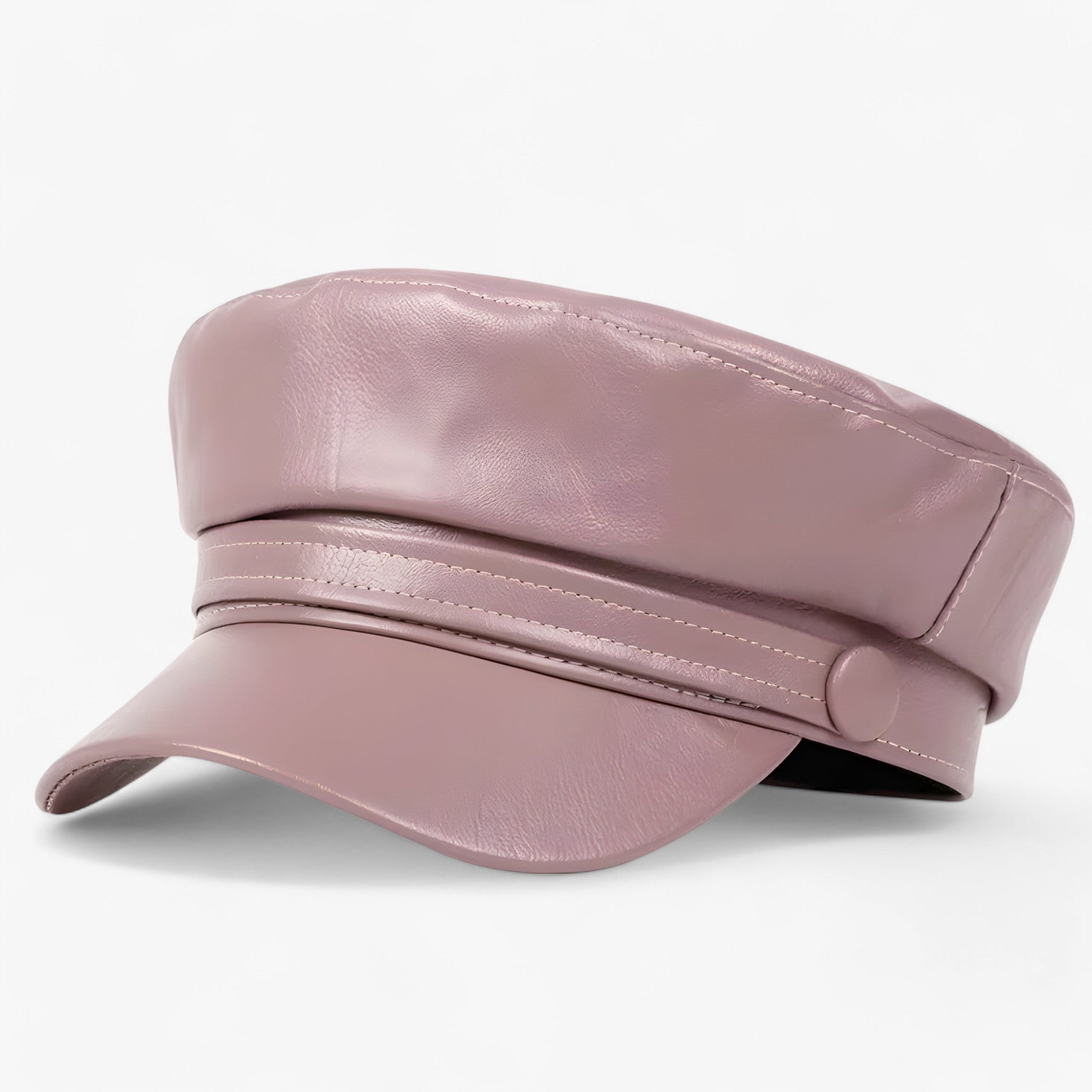Cappello Piatto Ottagonale da Donna in Pelle PU – Valence