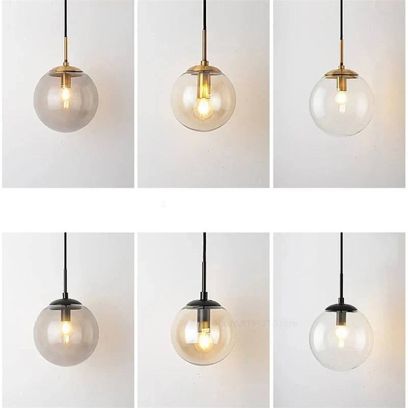 GlacioGlow Applique in Vetro Retro | Elegante lampada da comodino post-moderna per un'illuminazione ambientale calda