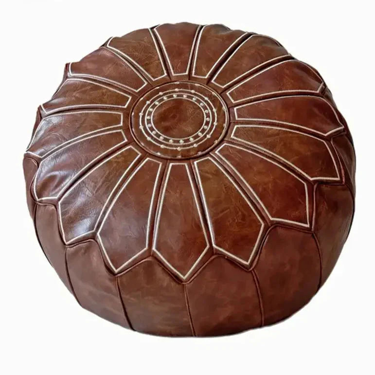 Pouf in Pelle di Lusso – Comfort e Design