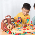 Juego educativo de construcción con taladro incluido