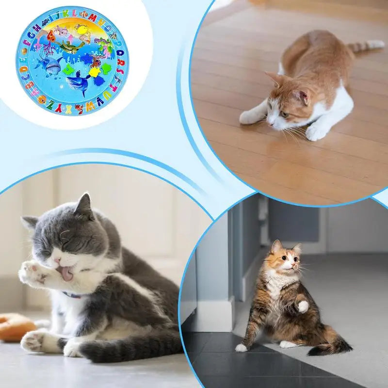 Tappetino Avventura AquaProwl per Gatti | Tappetino da Gioco Durevole e Resistente ai Graffi per Gatti