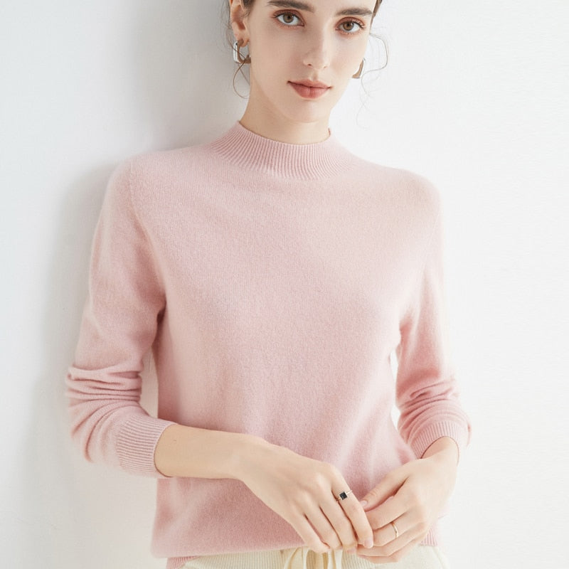 Maglione in Cashmere SilkThread | Pullover leggero premium per donne, adatto a tutte le stagioni