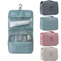 Trousse de beauté de voyage suspendue | 6 compartiments & compartiment humide | Compacte & Polyvalente | Polyester imperméable