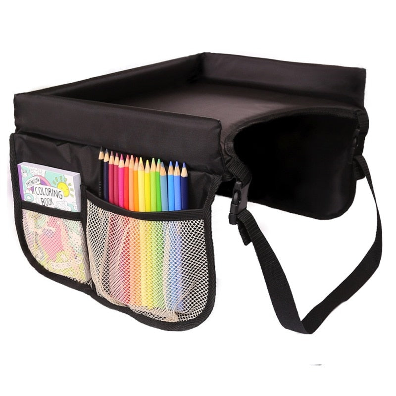 Vassoio da Gioco per Auto per Bambini con Tasche Laterali – Organizzatore da Viaggio TripTab