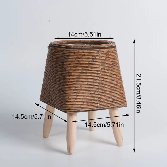AristoBloom Vaso da Piante Sollevato | Vaso Scandinavo Minimalista Premium per Spazi Compatti