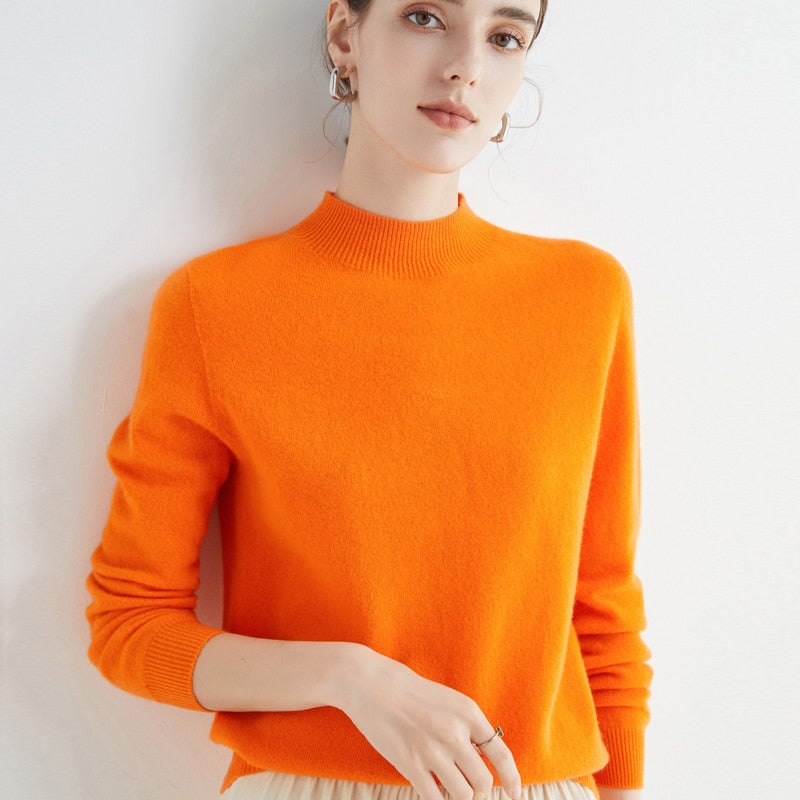 Maglione in Cashmere SilkThread | Pullover leggero premium per donne, adatto a tutte le stagioni
