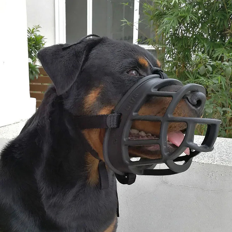 SafeBite Silicone Muzzle - Adjustable Muzzle for Dogs of All Sizes