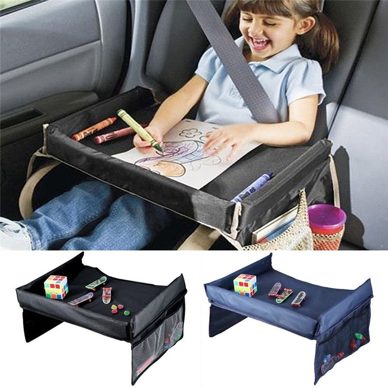 Vassoio da Gioco per Auto per Bambini con Tasche Laterali – Organizzatore da Viaggio TripTab