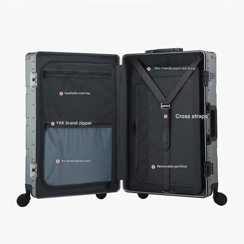 Valigia Rigida in Alluminio Pieno – Pristina