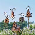 Metal Garden Birdhouse - Talart