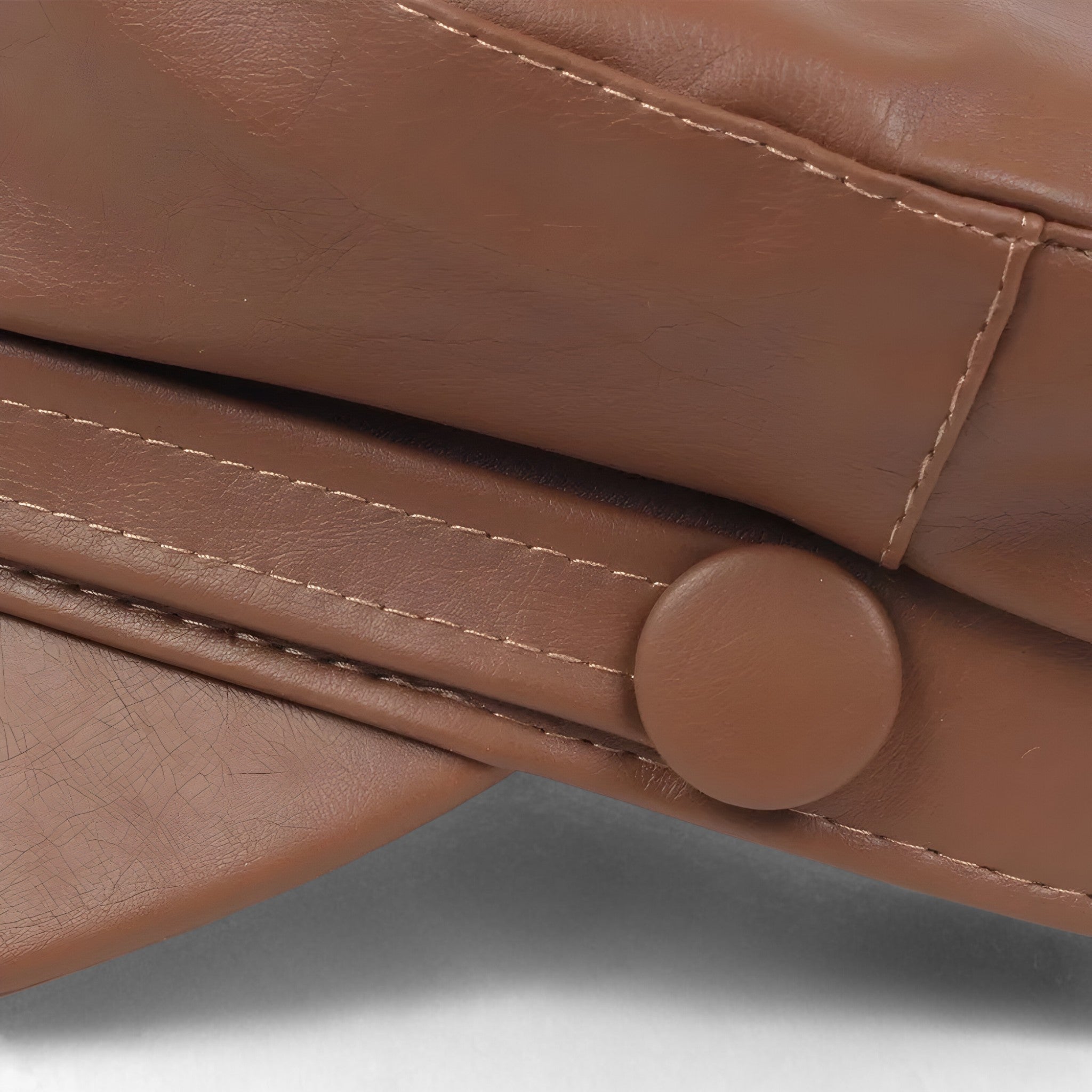 Cappello Piatto Ottagonale da Donna in Pelle PU – Valence