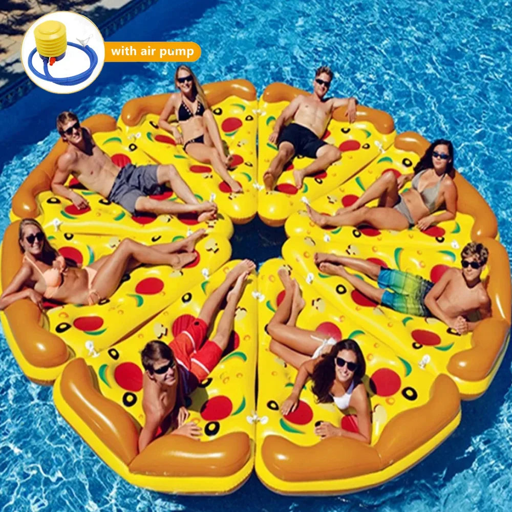 Materassino da Piscina a Forma di Pizza Gigante – Rilassati e Goditi con Stile
