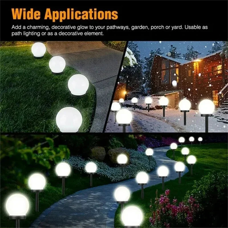 Lampada da Giardino a LED Solare - Efficiente dal Punto di Vista Energetico e Resistente alle Intemperie per Illuminazione Esterna