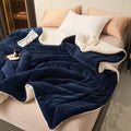 VeluWool - Couverture réversible pour canapé ou lit