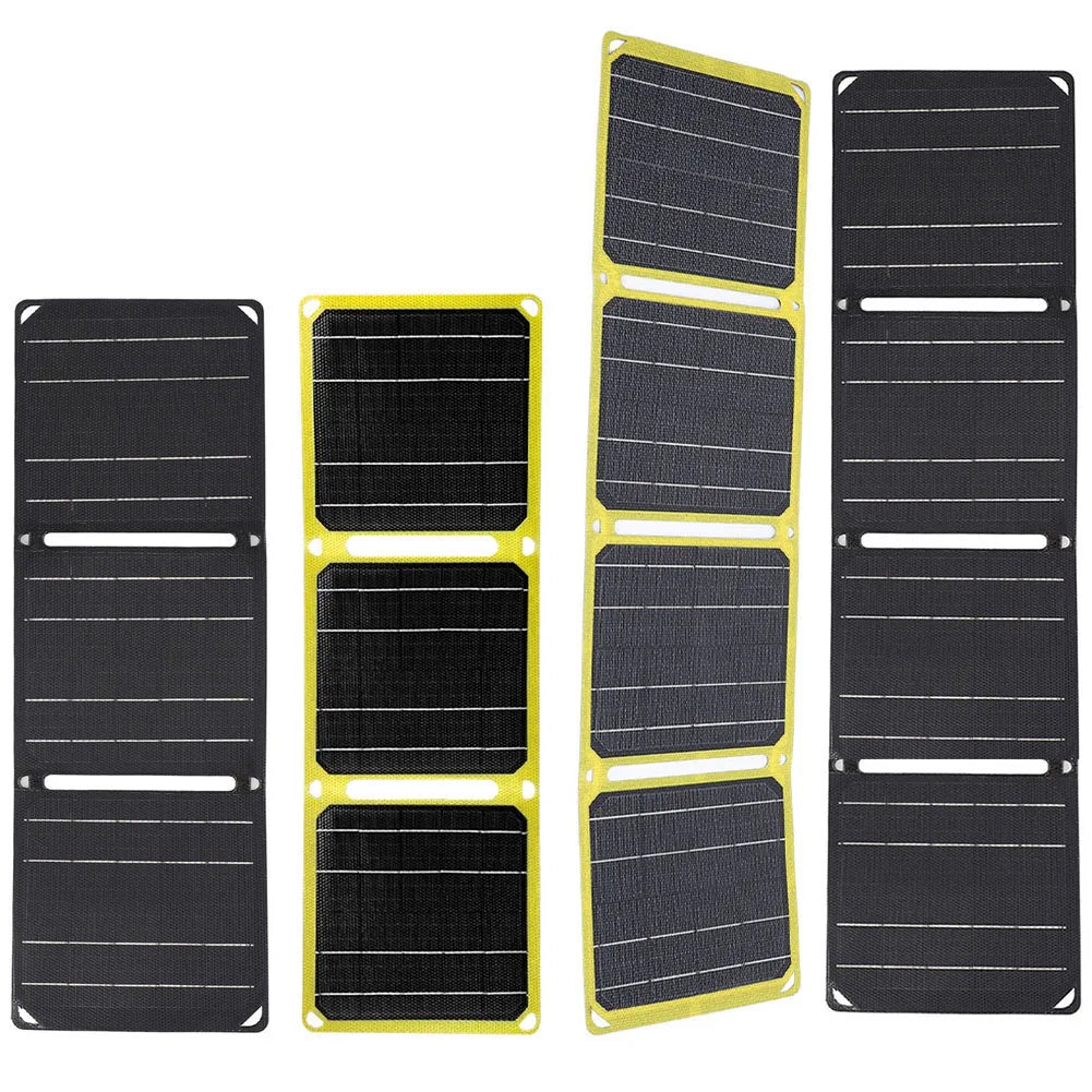 SolarLux RadiantFold Caricabatterie Portatile | Caricabatterie solare pieghevole ad alta efficienza per energia in movimento