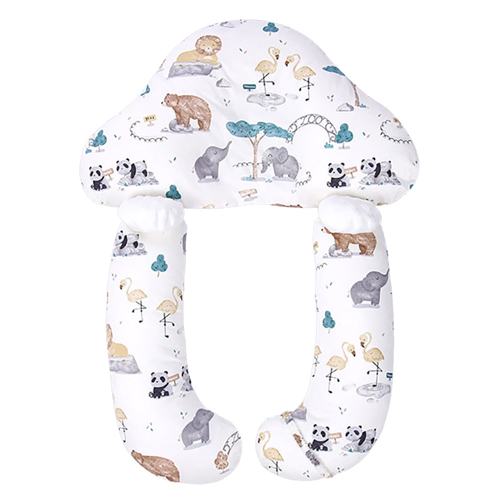 Cuscino Ergonomico in Cotone per Neonati per un Sonno Sicuro e Confortevole