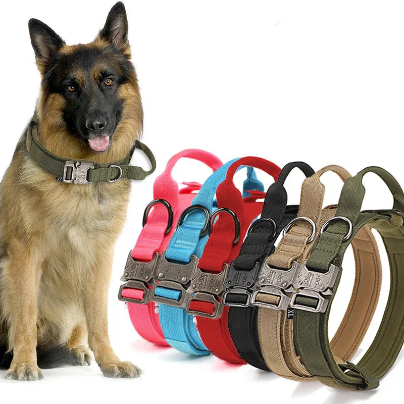 K9Elite Reflective Collar Set - Dog Collar and Leash for Training and Safety
