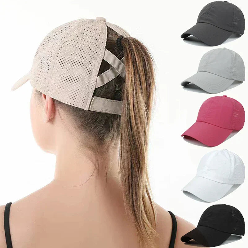 Cappellino Sportivo Unisex Traspirante in Rete con Vestibilità Regolabile – AeroCap