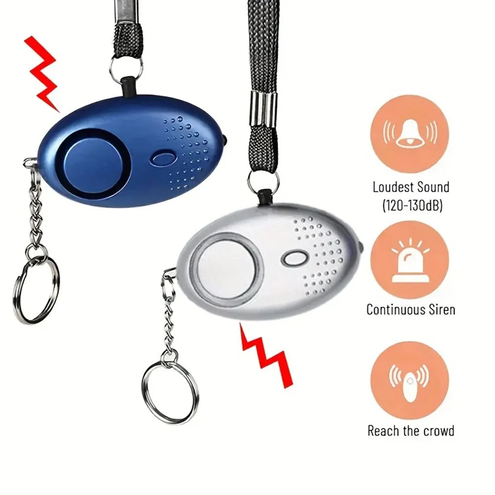 Allarme Personale di Sicurezza con Luce LED (130 dB) – SafeSound