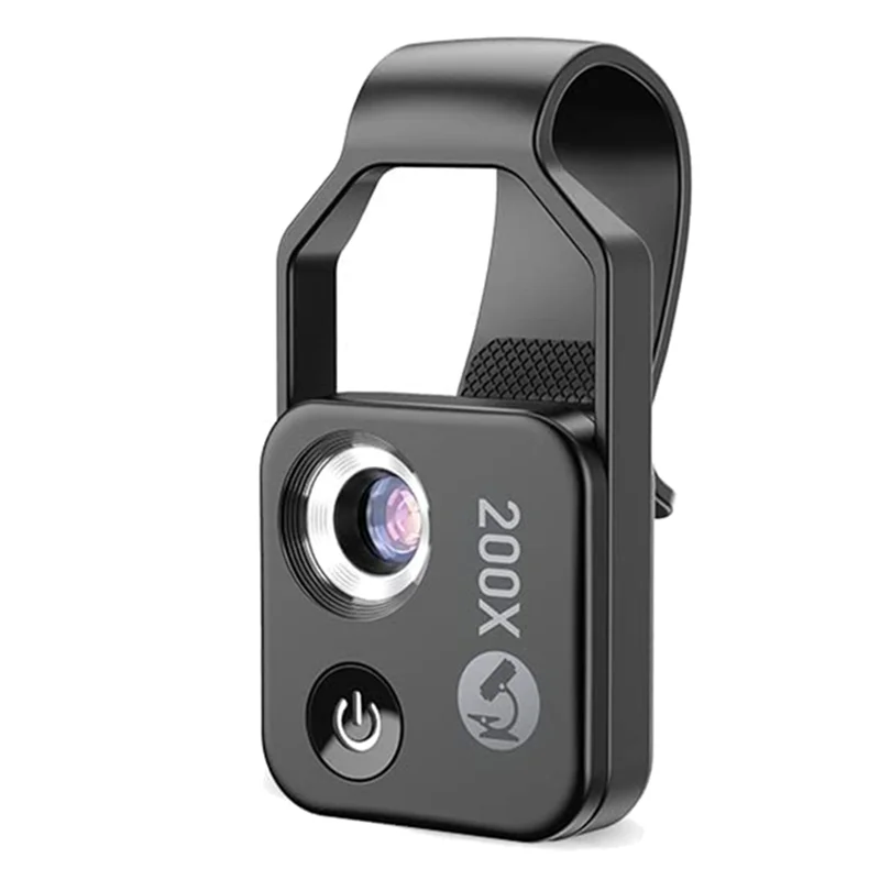 VisionScope Microscopio Mobile | Obiettivo Clip-On ad Alta Risoluzione 200x per Smartphone