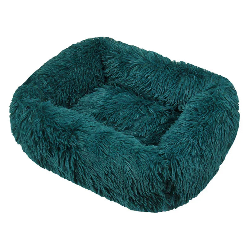 FurHaven Deluxe Dog Lounger | Letto per animali domestici lungo in peluche, lavabile per cani e gatti