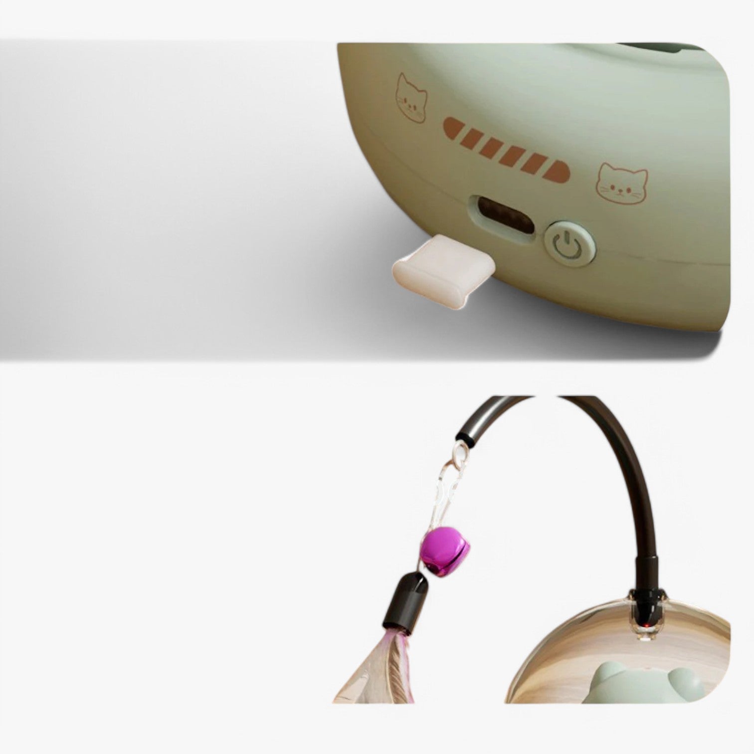 Giocattolo Laser Slim per Gatti con Luce Arcobaleno – Nola